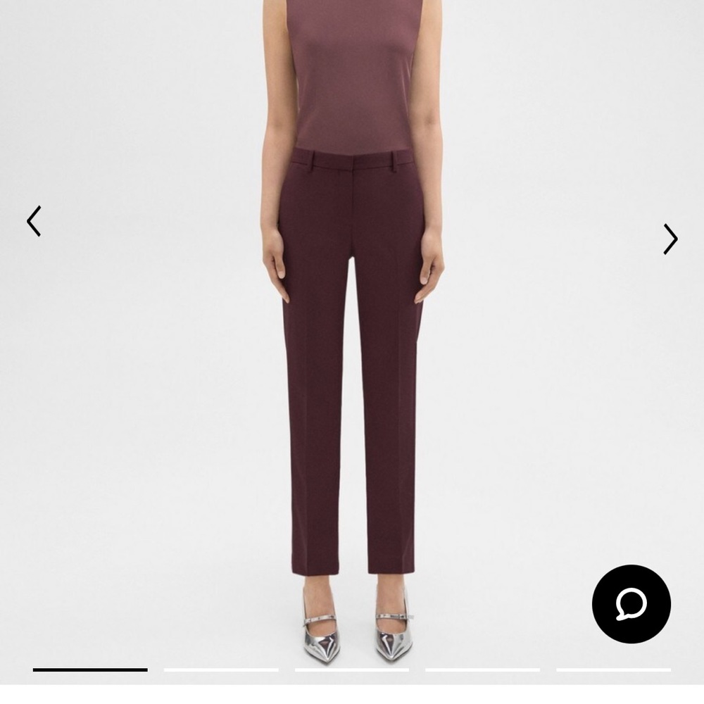 Theory Treeca pant in Malbec size 2 barely worn
